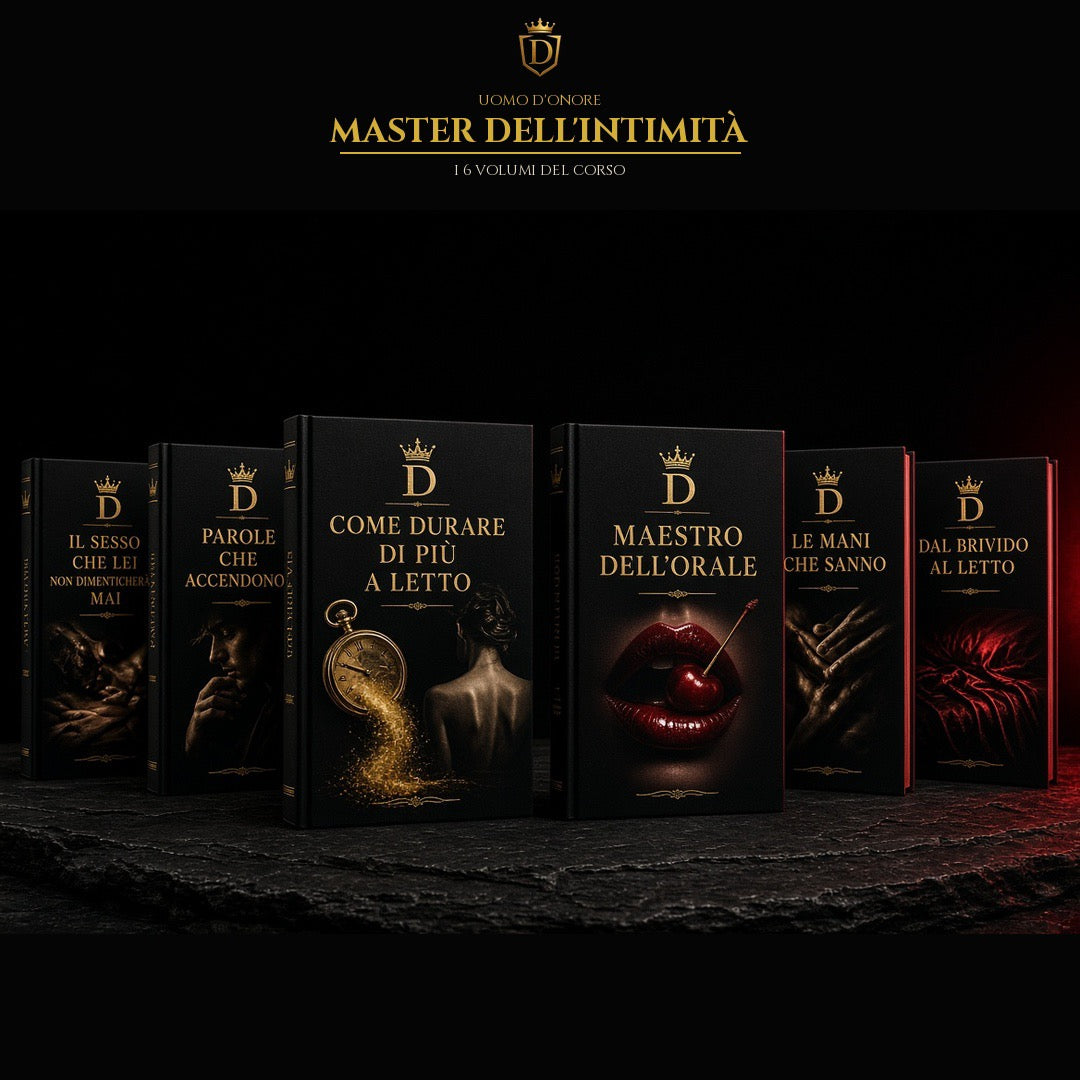 MASTER DELL'INTIMITÀ COMPLETO | DIVENTA UN MAESTRO A LETTO