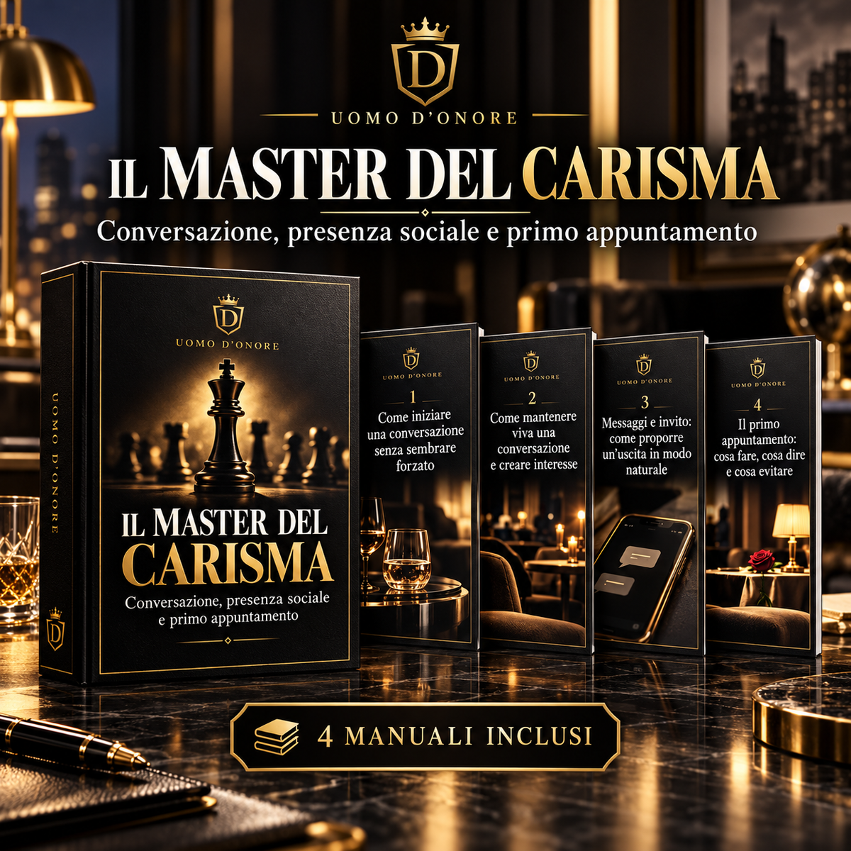 IL MASTER DEL CARISMA |
Conversazione, presenza sociale e primo appuntamento